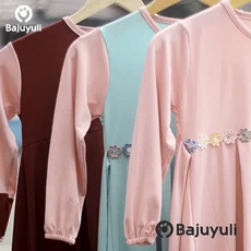 Gamis Anak Bahan Wolfis Seragam Dropship