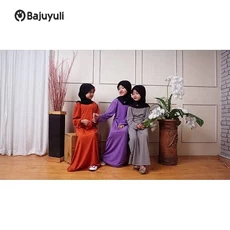 Gamis Anak Kombinasi 2 Warna TPQ Grosir