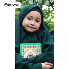 Gamis Putih Anak Perempuan Niqab Dropship