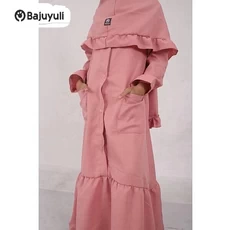 Gamis Anak Warna Putih Murah Umur 7 Tahun