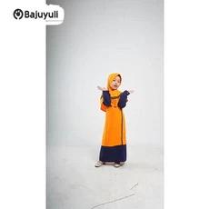 Gamis Anak Warna Hijau Botol Ngaji Terbaru