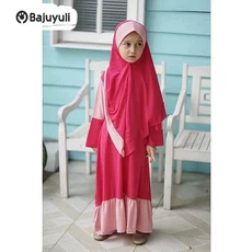 Gamis Anak Bahan Moscrepe Santri Ecer