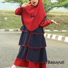 Gamis Polos Anak SD Umur 8 Tahun