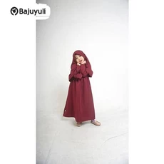 Jual Baju Muslim Anak Perempuan Lucu Polos Dropship