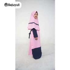 Jual Gamis Anak Perempuan Niqab Umur 6 Tahun