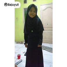 Gamis Putih Anak Rabbani Niqab Anak Tanggung