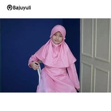 Gamis Anak Warna Putih Syari Umur 12 Tahun