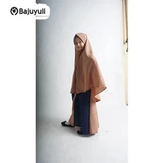 Gamis Putih Anak Perempuan Niqab Remaja