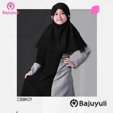 Gamis Jeans Anak Perempuan Niqab Umur 6 Tahun