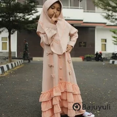 Baju Gamis Anak Perempuan Syari Umur 6 Tahun