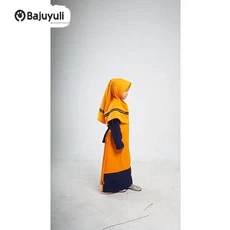 Gamis Anak Putih Warna Putih Umur 10 Tahun
