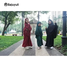 Gamis Anak Warna Navy Lebaran Umur 11 Tahun