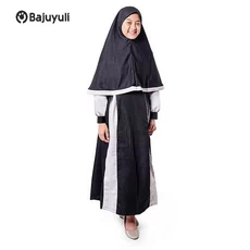 Gamis Anak Warna Navy Polos Anak Tanggung