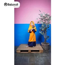 Gamis Anak Warna Navy Warna Hitam Umur 11 Tahun