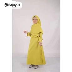 Gamis Jeans Anak Perempuan MTS Reseller