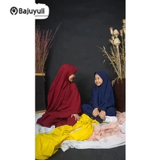 Gamis Anak Warna Navy Ngaji Grosir