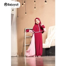 Gamis Anak Hijau Botol Seragam Remaja