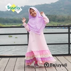 Gamis Hitam Anak Niqab Reseller