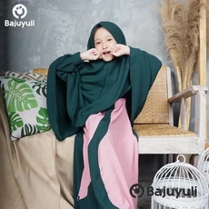 Gamis Couple Ibu Dan Anak Dewasa Niqab Umur 5 Tahun