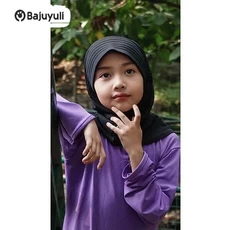 Jual Baju Muslim Anak Perempuan Lucu Warna Putih Tanggung