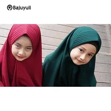 Gamis Anak Kombinasi 2 Warna SMP Umur 5 Tahun