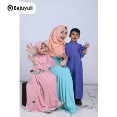 Gamis Anak Warna Putih Ngaji Umur 8 Tahun