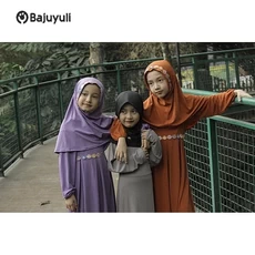 Jilbab Anak Syari Seragam Umur 10 Tahun