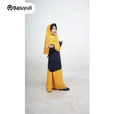 Gamis Jeans Anak Perempuan Niqab Reseller