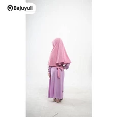 Gamis Anak Putih Cadar Umur 13 Tahun