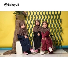 Gamis Anak Warna Navy Cadar Grosir