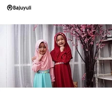 Gamis Susun Anak Niqab Umur 8 Tahun