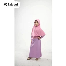 Gamis Jeans Anak Perempuan Ngaji Umur 12 Tahun