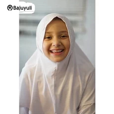 Gamis Putih Anak Warna Putih Umur 9 Tahun