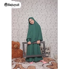 Gamis Anak Bahan Moscrepe SD Ecer