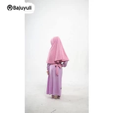 Gamis Anak Bahan Moscrepe SD Umur 10 Tahun