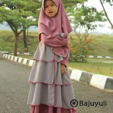 Gamis Putih Anak Perempuan Warna Hitam Terbaru 2023