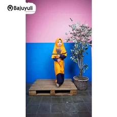 Gamis Levis Anak Perempuan Polos Umur 7 Tahun