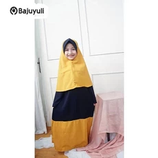 Gamis Anak Putih Niqab Terbaru