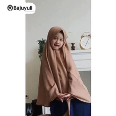 Jilbab Anak Syari Polos Umur 11 Tahun