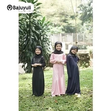 Gamis Anak Bahan Moscrepe Santri Ecer