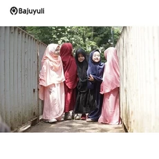 Gamis Anak Warna Navy Murah Tanggung