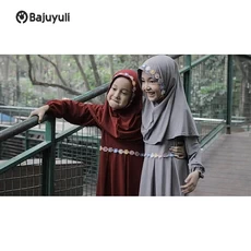 Gamis Anak Warna Navy Ngaji Umur 9 Tahun