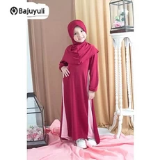 Gamis Monalisa Anak Syari Umur 12 Tahun