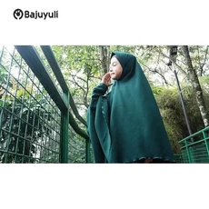 Gamis Hitam Anak Perempuan MTS Umur 12 Tahun