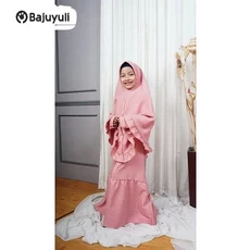 Jual Baju Muslim Anak Perempuan Lucu Santri Dropship