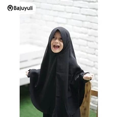 Gamis Anak Warna Hijau Botol Warna Hitam Ecer