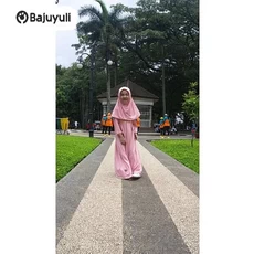 Baju Gamis Anak Perempuan TPQ Umur 12 Tahun