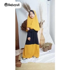 Gamis Anak Bahan Moscrepe Lebaran ABG