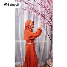 Gamis Putih Anak Polos Umur 13 Tahun