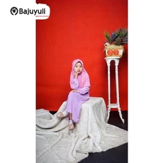 Gamis Anak Warna Putih SMP Umur 10 Tahun